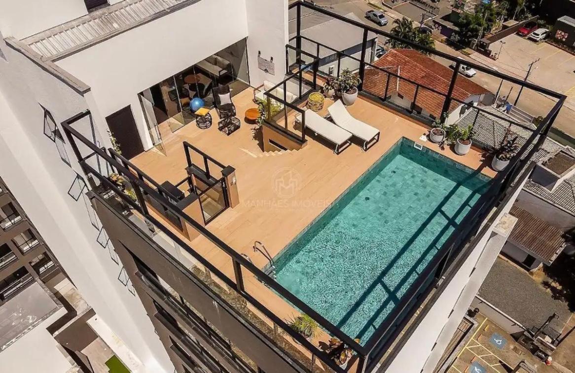 Apartamento Joinville Saguacu - Piscina Incrivel Exterior foto